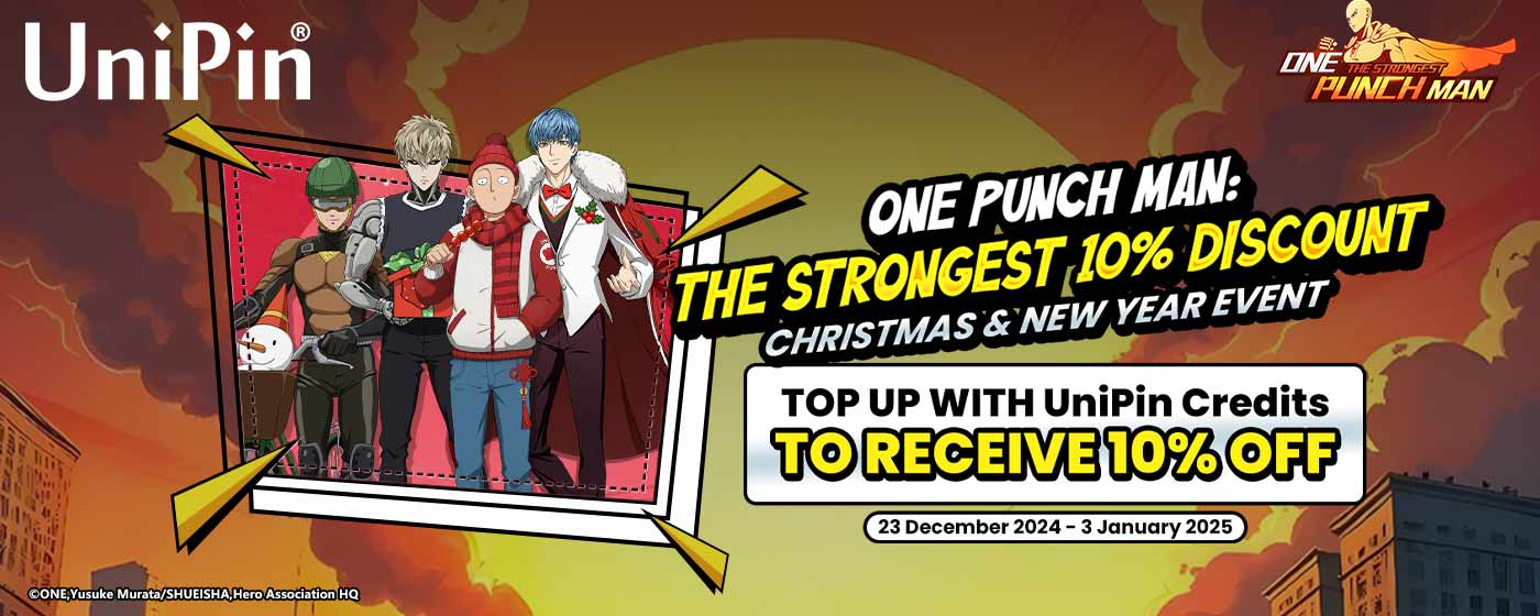 Power Up Your Game with One Punch Man: The Strongest 10% Discount! (MY)